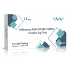 H&W Influenza A/B + COVID-19/RSV Combo Ag test 1 kpl