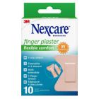 Nexcare Flexible Comfort Finger laastarit 44,5 mm x 51 mm pakkaus 10 kpl