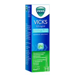 VICKS 0,5 mg/ml 15 ml nenäsumute, liuos