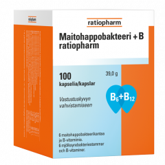 Maitohappobakteeri + B Ratiopharm 100 kaps