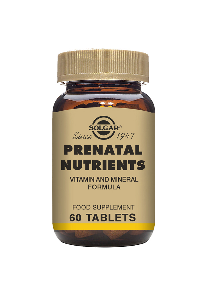 Solgar Prenatal Nutrients (raskaana oleville) 60 tabl